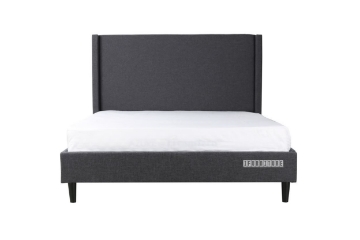 Picture of POOLE Upholstered Platform Bed in Double/ Queen/King - Double (Full)