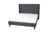 Picture of POOLE Upholstered Platform Bed in Double/ Queen/King - King