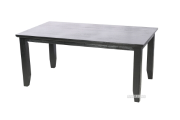 Picture of CAROL SOLID ACACIA 180 DINING TABLE *BLACK