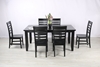 Picture of CAROL SOLID ACACIA 180 7PC DINING SET *BLACK