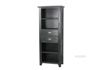 Picture of CAROL Solid Acacia Bookcase (Black)