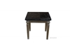 Picture of IMPERIAL SIDE TABLE * REAL BLACK MARBLE TOP/WHITE WASH TIMBER