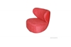 Picture of MISTRAL SWIRL LOUNGE CHAIR *RED