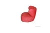 Picture of MISTRAL SWIRL LOUNGE CHAIR *RED