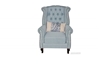 Picture of BRADFORD LOUNGE CHAIR WITH OTTOMAN *BLUE