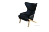 Picture of CARLO Lounge Chair (Black)