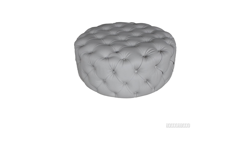 Picture of OHIO ROUND OTTOMAN *LIGHT GREY