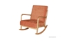 Picture of PUDDLE ROCKING CHAIR WITH STOOL* ORANGE