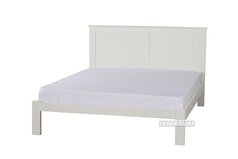 Picture of METRO BED *SOLID PINE In Single/King Single/Double/Queen (White) - Double