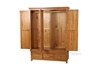 Picture of (FINAL SALE)NOTTINGHAM 3DOOR 3DRW WARDROBE *SOLID OAK
