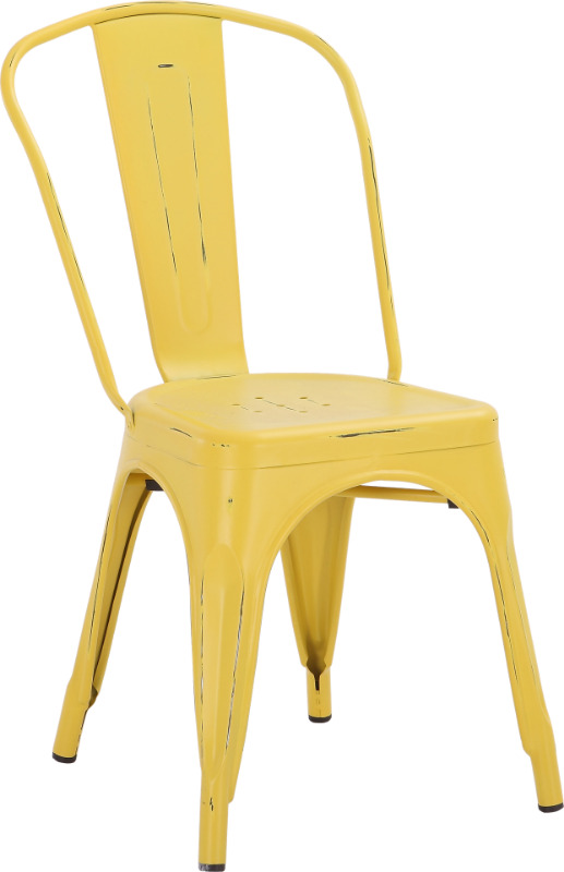 Picture of TOLIX Replica Dining Chair - Yellow