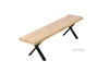 Picture of GALLOP 180 DINING BENCH *LIVE EDGE* LIGHT