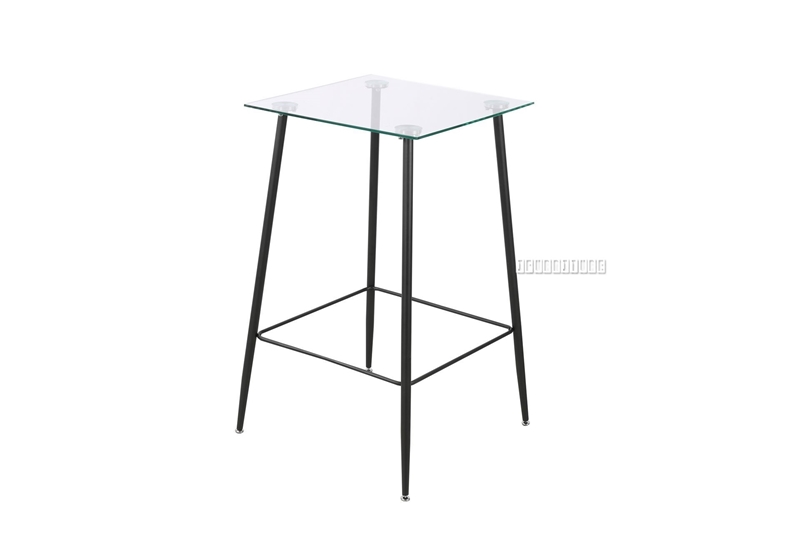 Picture of CARLA SQUARE GLASS BAR TABLE