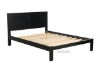 Picture of METRO Solid Pine Wood Eastern Bed Frame in Double Size (Black) 
