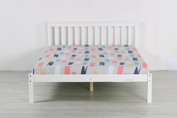 Picture of SNOW WHITE Solid Pine Bed In *Single/ /Double/ Queen Size