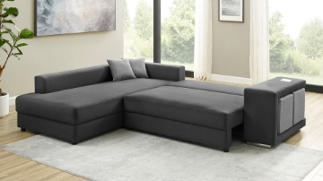 Picture of KARINA Sectional Sofa/Sofa Bed with Stools + Charger