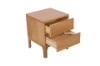 Picture of HELSINKI Solid Oak 2-Drawer Bedside Table