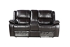 Picture of BRIGHTON  1+2+3 Reclining SOFA RANGE * DARK BROWN AIR LEATHER  - 1S+2S+3S COMBO
