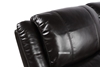 Picture of BRIGHTON  1+2+3 Reclining SOFA RANGE * DARK BROWN AIR LEATHER  - 1S+2S+3S COMBO