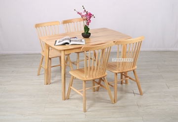 Picture of BERKELY 5PC DINING SET *RUBBER WOOD