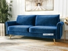 Picture of LIDO 3 SEAT SOFA *SPACE BLUE VELVET
