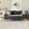 Picture of MARYJANET Velvet Sofa Range (Gray) - Final sale