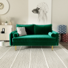 Picture of MARYJANET Velvet Sofa Range (Green) - 2 Seaters (Loveseat)