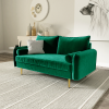 Picture of MARYJANET Velvet 2-Seater Loveseat (Green) 