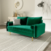 Picture of MARYJANET Velvet Sofa Range (Green) - 2 Seaters (Loveseat)