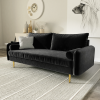 Picture of MARYJANET Velvet Sofa Range (Black) - Final sale