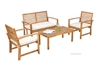 Picture of WATFORD 4PC OUTDOOR SOFA SET *SOLID ACACIA