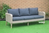 Picture of OASIS SOLID ACACIA 4PC WICKER COFFEE TABLE & SOFAS *ALUMINIUM FRAME