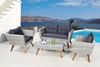 Picture of VITA 4PC WICKER SOFA SET *ALUMINIUM FRAME
