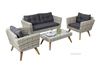 Picture of VITA 4PC WICKER SOFA SET *ALUMINIUM FRAME