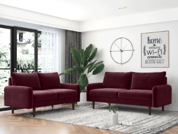 Picture of KAISON Sofa Range (Burgundy) - Final sale