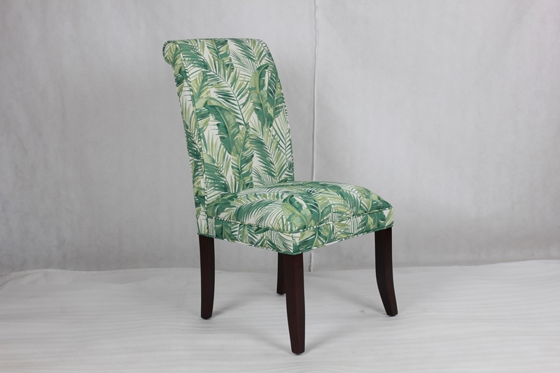Angela Linen Upholstered Dining Chair*Green Leaf-iFurniture-The largest