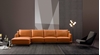 Picture of CATANIA Corner Sofa With Chaise (Genuine Leather)- Right