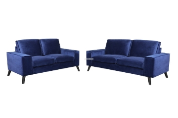 Picture of CALGARY 3+2 Sofa Range (Blue Velvet)
