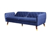 Picture of ARTHUR 3 Seater Sofa Bed (Blue Velvet)