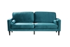 Picture of ROSINA 3 SEATER SOFA BED * GREEN VELVET