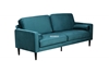 Picture of ROSINA 3 SEATER SOFA BED * GREEN VELVET
