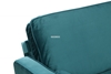 Picture of ROSINA 3 SEATER SOFA BED * GREEN VELVET
