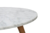 Picture of COPENHAGEN Solid Oak D50 Round Marble Coffee Table 