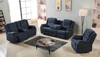 Picture of ALTO RECLINING Sofa Range in 3RR+2RR+1R * Cup Holders And Storage - 3 + 2 + 1 Combo