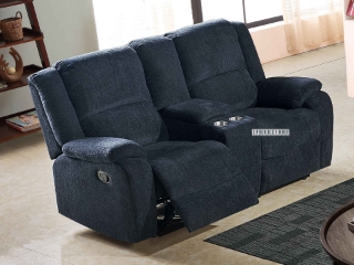 Picture of ALTO RECLINING Sofa Range in 3RR+2RR+1R * Cup Holders And Storage - 2 Seater (Loveseat)