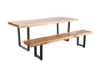 Picture of TASMAN Solid NZ Pine 3PC Dining Set (Live Edge) - 87" Dining Table + (2x) 87" Bench