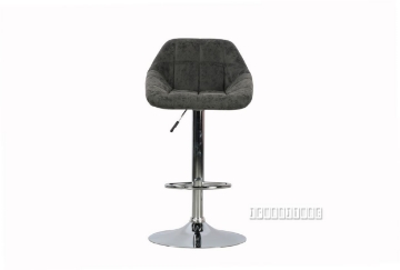 Picture of RAFFLES Air Leather Bar Chair (Brown/Grey)