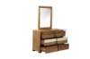 Picture of LEAMAN Acacia Wood Dresser with Mirror