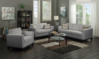 Picture of BAFIA 1+2+3 Sofa Range (Grey)- 3 + 2 + 1 Combo