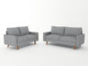 Picture of MAC Fabric 3+2 Sofa Range (Light Gray)